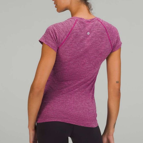 Lululemon Swiftly Tech Short Sleeve Shirt 2.0 In Wee Are From Space Sonic Size 8 - Picture 3 of 7